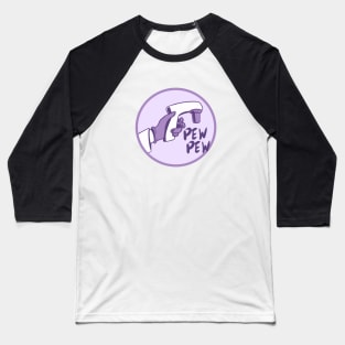 Biology Pipette Gun (purple) Baseball T-Shirt